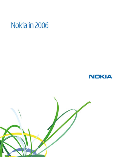 Thumbnail Nokia Annual Report 2006