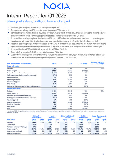 Thumbnail Nokia Quarterly Report 2023-q1