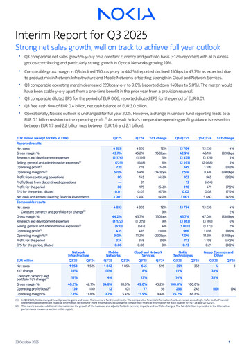 Thumbnail Nokia Quarterly Report 2025-q3