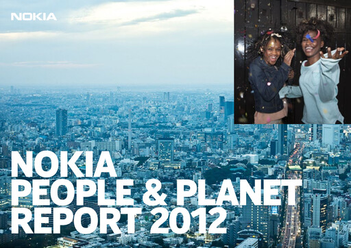 Thumbnail Nokia Sustainability Report 2012