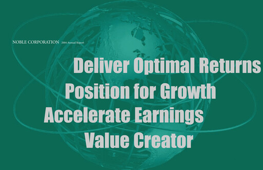 Thumbnail Noble Corporation
 Annual Report 2004