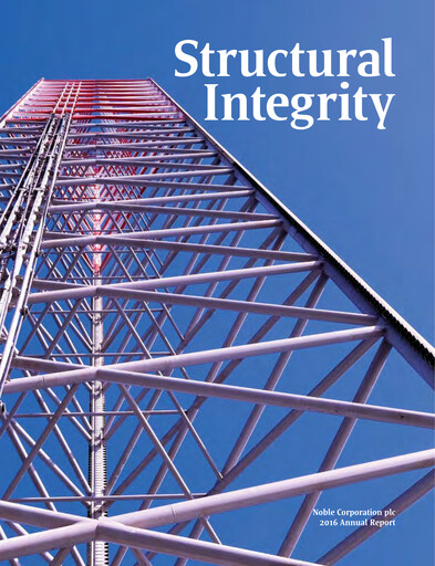 Thumbnail Noble Corporation
 Annual Report 2016