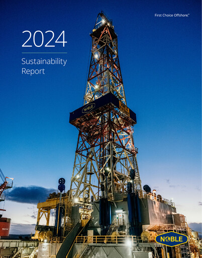 Thumbnail Noble Corporation
 Sustainability Report 2024