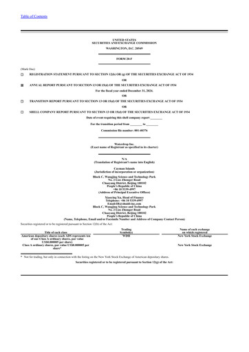 Thumbnail Waterdrop Inc. Annual Report 2024