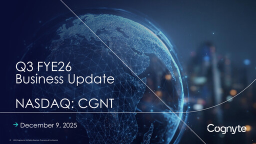 Thumbnail Cognyte Software Quarterly Report 2026-q3