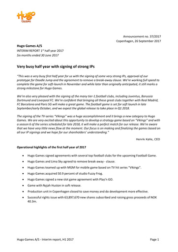 Thumbnail 5th Planet Games Half-year Report 2017-h1