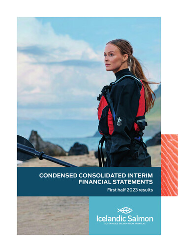 Miniature Arnarlax (Icelandic Salmon) Rapport semestriel 2023-h1