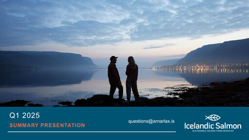 Thumbnail Arnarlax (Icelandic Salmon) Quarterly Report 2025-q1