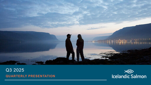 Thumbnail Arnarlax (Icelandic Salmon) Quarterly Report 2025-q3