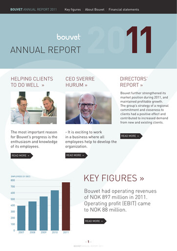 Thumbnail Bouvet Annual Report 2011