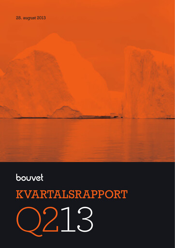 Thumbnail Bouvet Quarterly Report 2013-q2