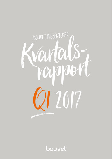 Thumbnail Bouvet Quarterly Report 2017-q1