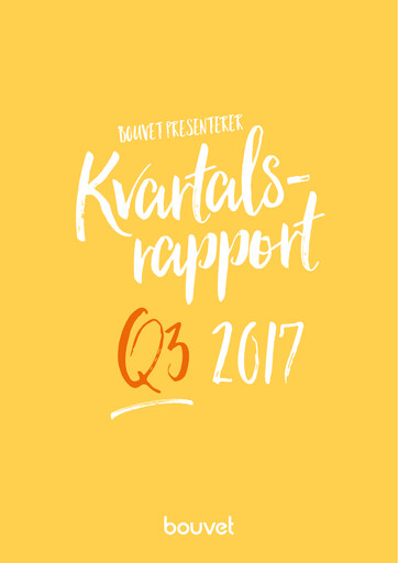 Thumbnail Bouvet Quarterly Report 2017-q3