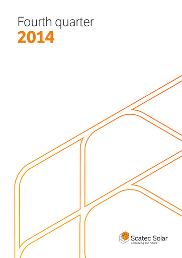 Thumbnail Scatec ASA Quarterly Report 2014-q4