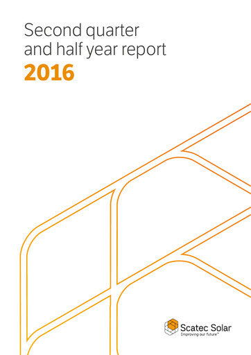 Thumbnail Scatec ASA Quarterly Report 2016-q2
