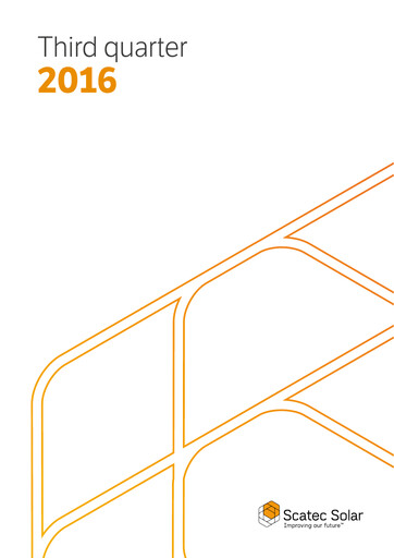 Thumbnail Scatec ASA Quarterly Report 2016-q3
