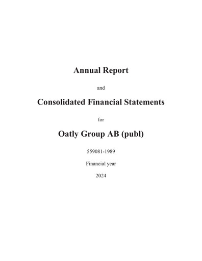Thumbnail Oatly Annual Report 2024