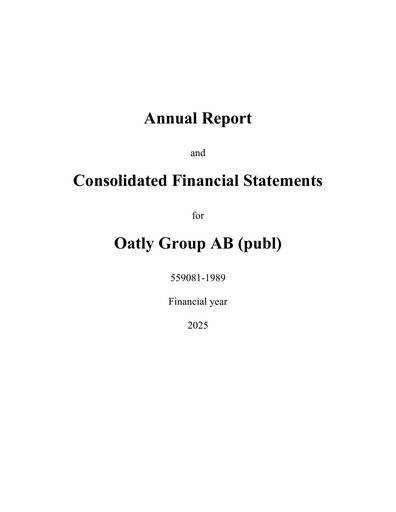 Thumbnail Oatly Annual Report 2025