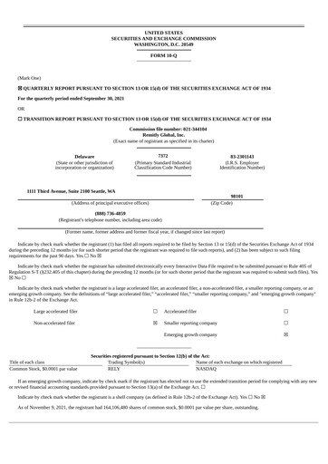 Thumbnail Remitly Quarterly Report 2021-q3