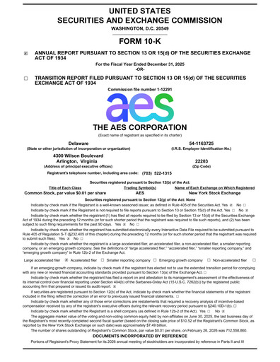 Thumbnail AES Financial Report 2025