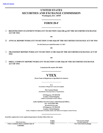 Thumbnail VTEX Annual Report 2021