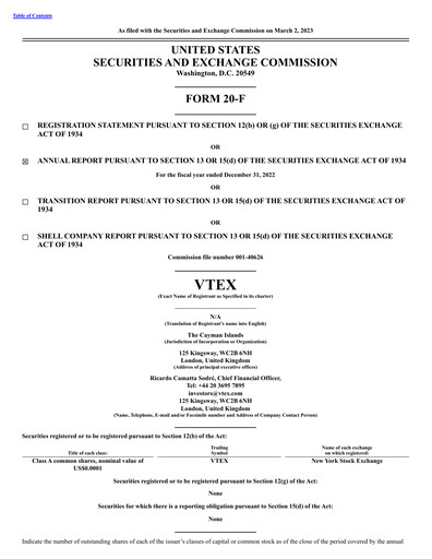 Thumbnail VTEX Annual Report 2022