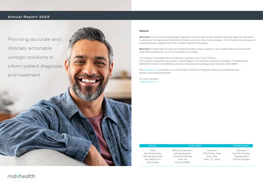 Thumbnail MDxHealth Annual Report 2022