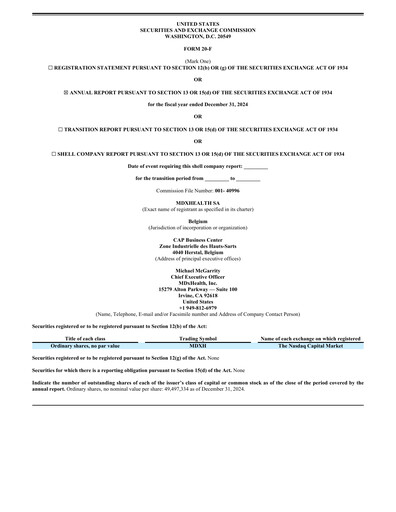 Thumbnail MDxHealth Annual Report 2024