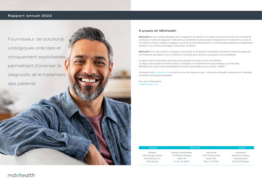 Thumbnail MDxHealth Annual Report 2022