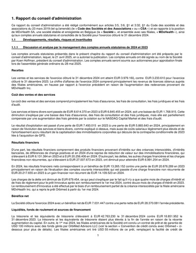 Thumbnail MDxHealth Annual Report 2024