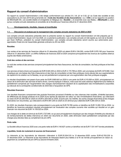 Thumbnail MDxHealth Annual Report 2025
