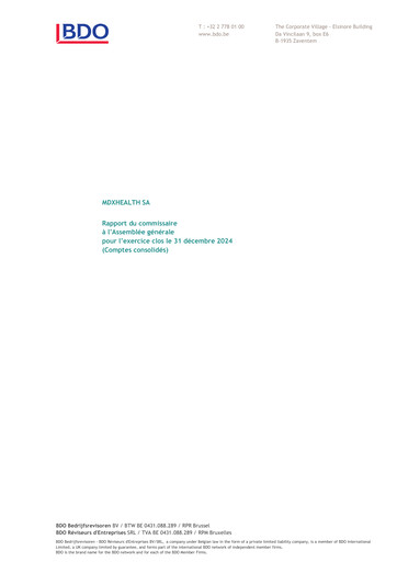 Miniature MDxHealth Bilan financier 2024
