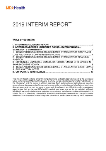 Thumbnail MDxHealth Half-year Report 2019-h1