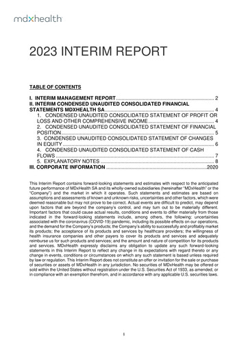 Thumbnail MDxHealth Half-year Report 2023-h1