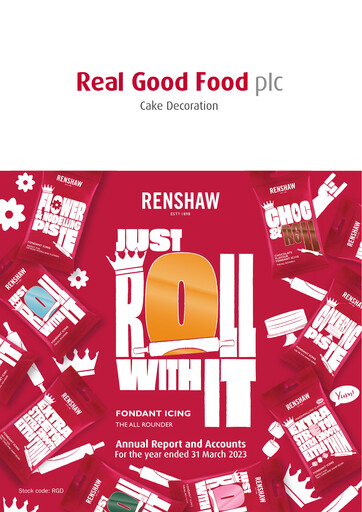 Miniature Real Good Food plc Rapport annuel 2022-2023