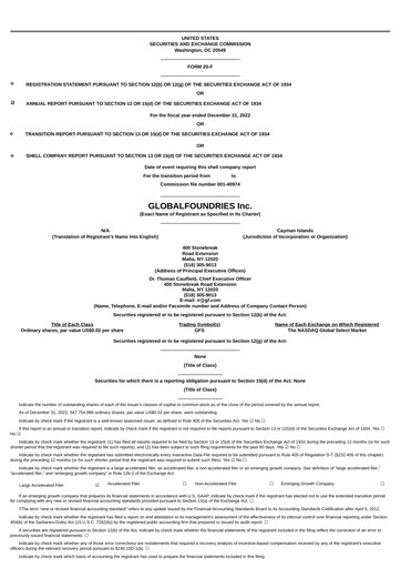 Thumbnail GlobalFoundries Annual Report 2022