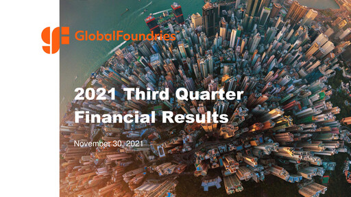 Thumbnail GlobalFoundries Quarterly Report 2021-q3
