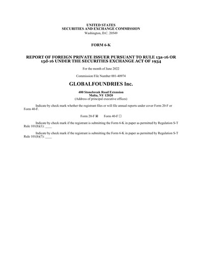 Thumbnail GlobalFoundries Quarterly Report 2022-q1