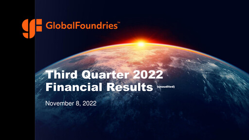 Thumbnail GlobalFoundries Quarterly Report 2022-q3