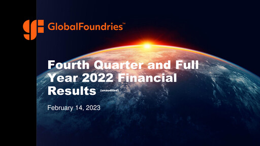 Thumbnail GlobalFoundries Quarterly Report 2022-q4