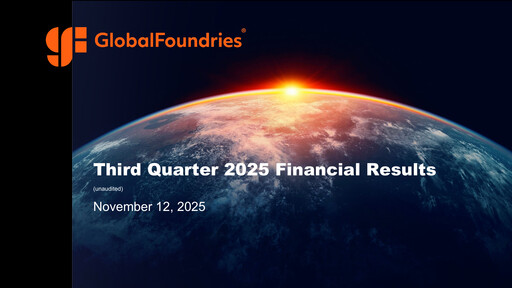 Thumbnail GlobalFoundries Quarterly Report 2025-q3