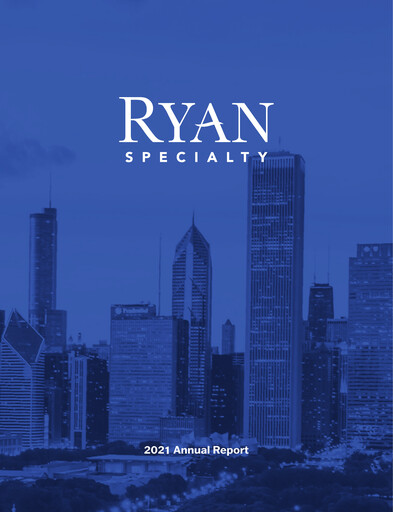 Thumbnail Ryan Specialty Annual Report 2021