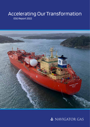 Thumbnail Navigator Holdings ESG Report 2022