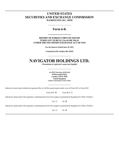 Thumbnail Navigator Holdings Quarterly Report 2021-q2