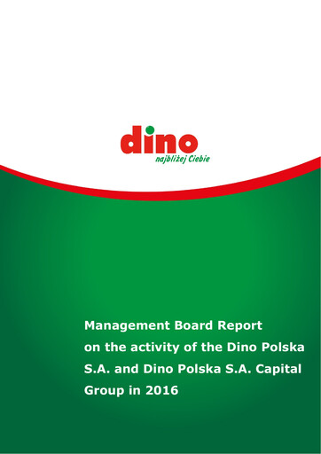 Thumbnail Dino Polska Annual Report 2016
