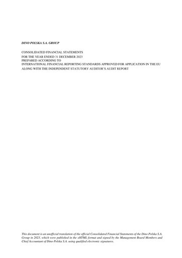 Miniature Dino Polska Bilan financier 2023