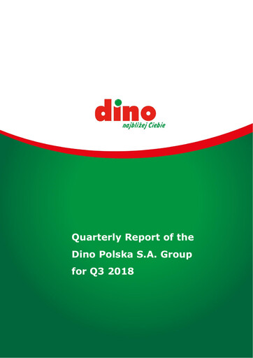 Miniature Dino Polska Rapport trimestriel 2018-q3
