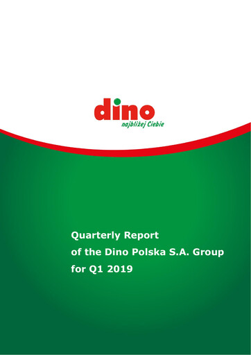 Miniature Dino Polska Rapport trimestriel 2019-q1