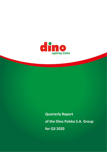 Miniature Dino Polska Rapport trimestriel 2020-q3