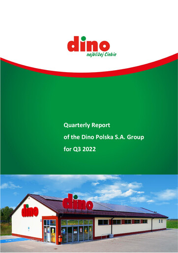 Miniature Dino Polska Rapport trimestriel 2022-q3